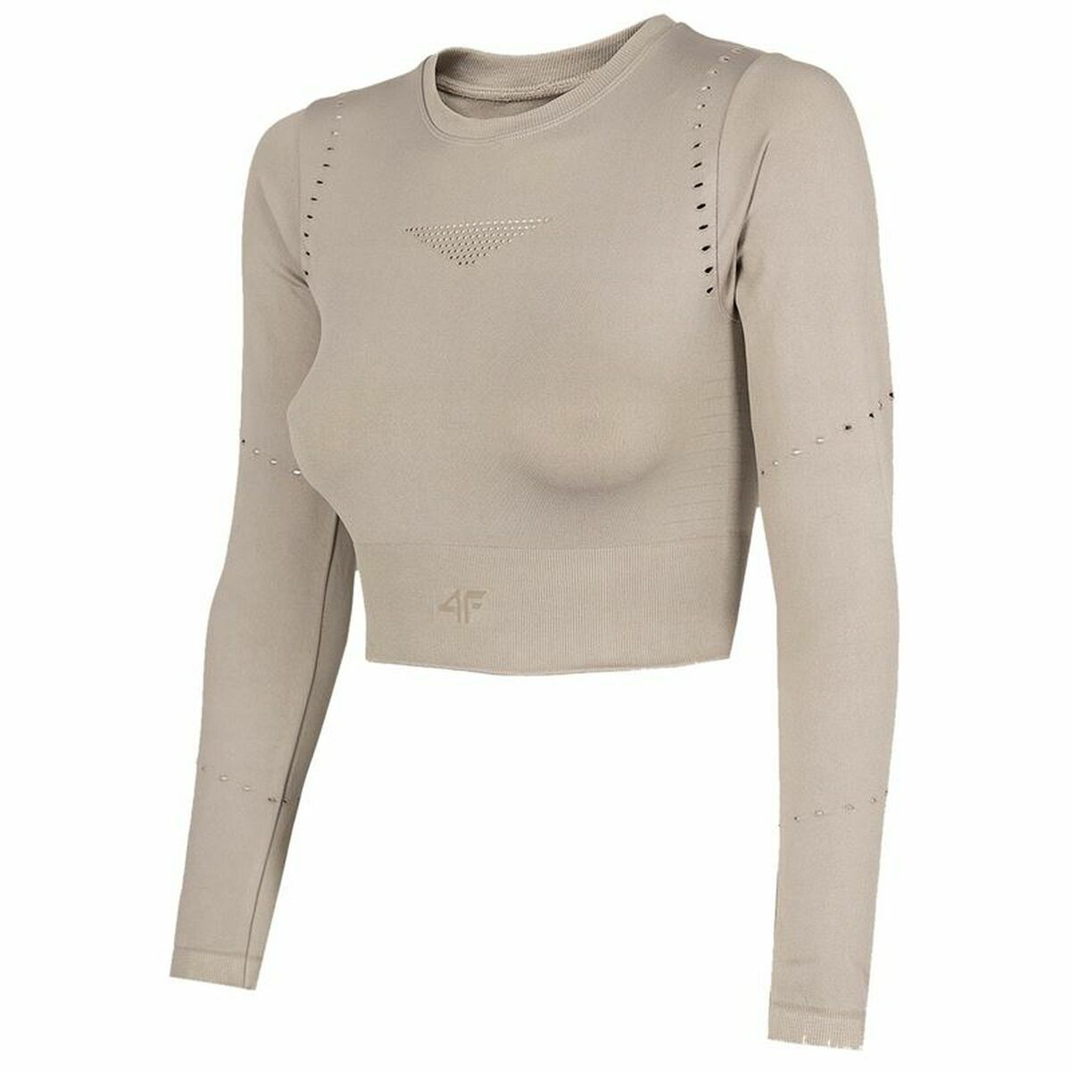 Felpa senza Cappuccio Donna 4F Beige Taglia:M/L
