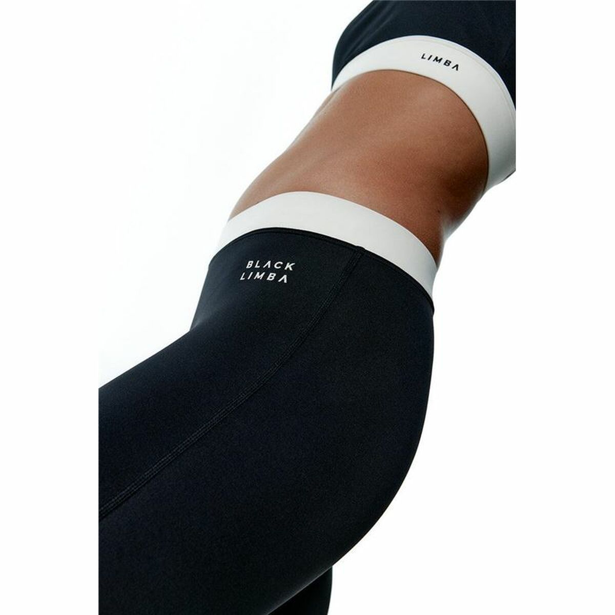 Leggings Sportivo da Donna Black Limba Nova Nero Taglia:S - Image 4