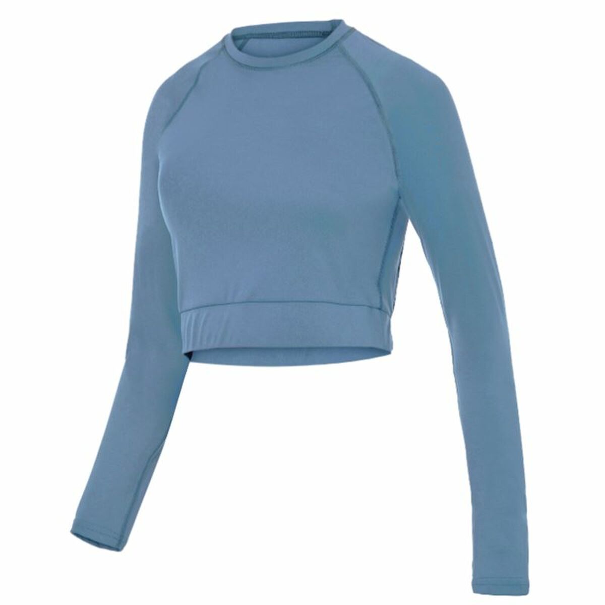 Maglia a Maniche Lunghe Donna Joluvi Azzurro Indaco Taglia:S
