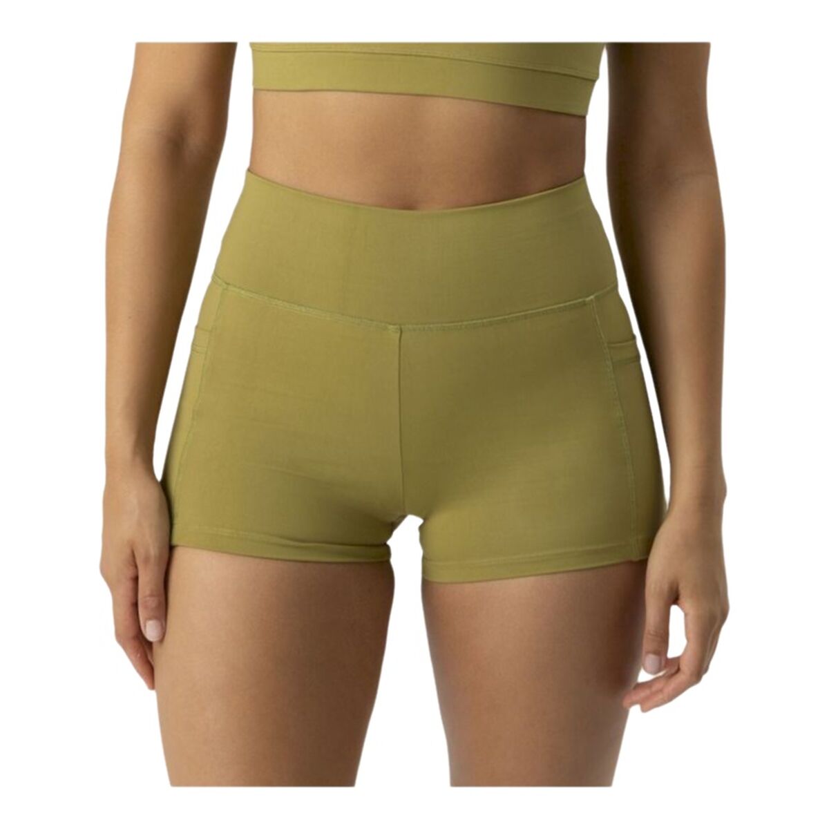 Leggings Sportivo da Donna Ditchil Ditchill Shortie Active Mujer Oliva Fitness Taglia:M
