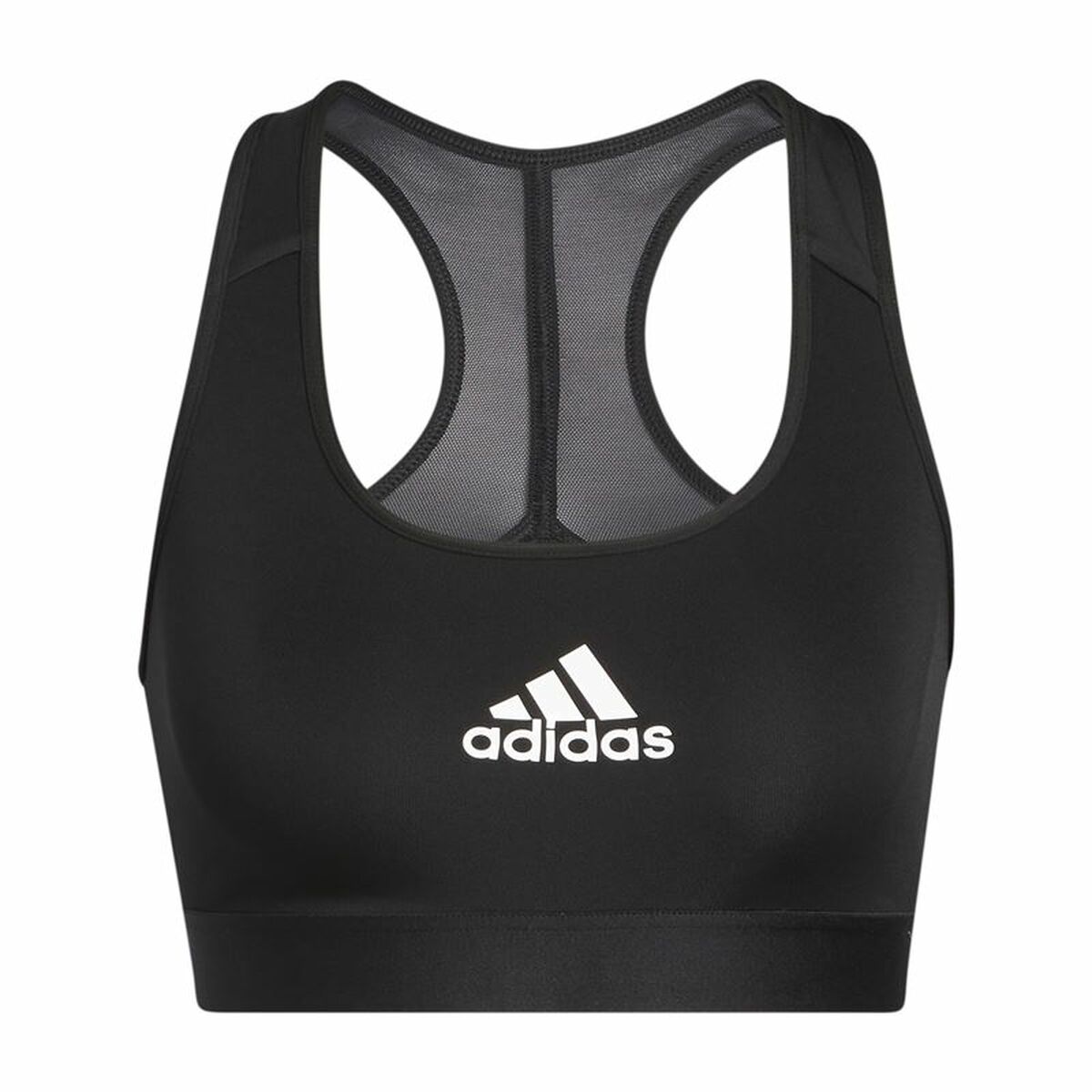 Reggiseno Sportivo Adidas Powerreact Nero Taglia:XS