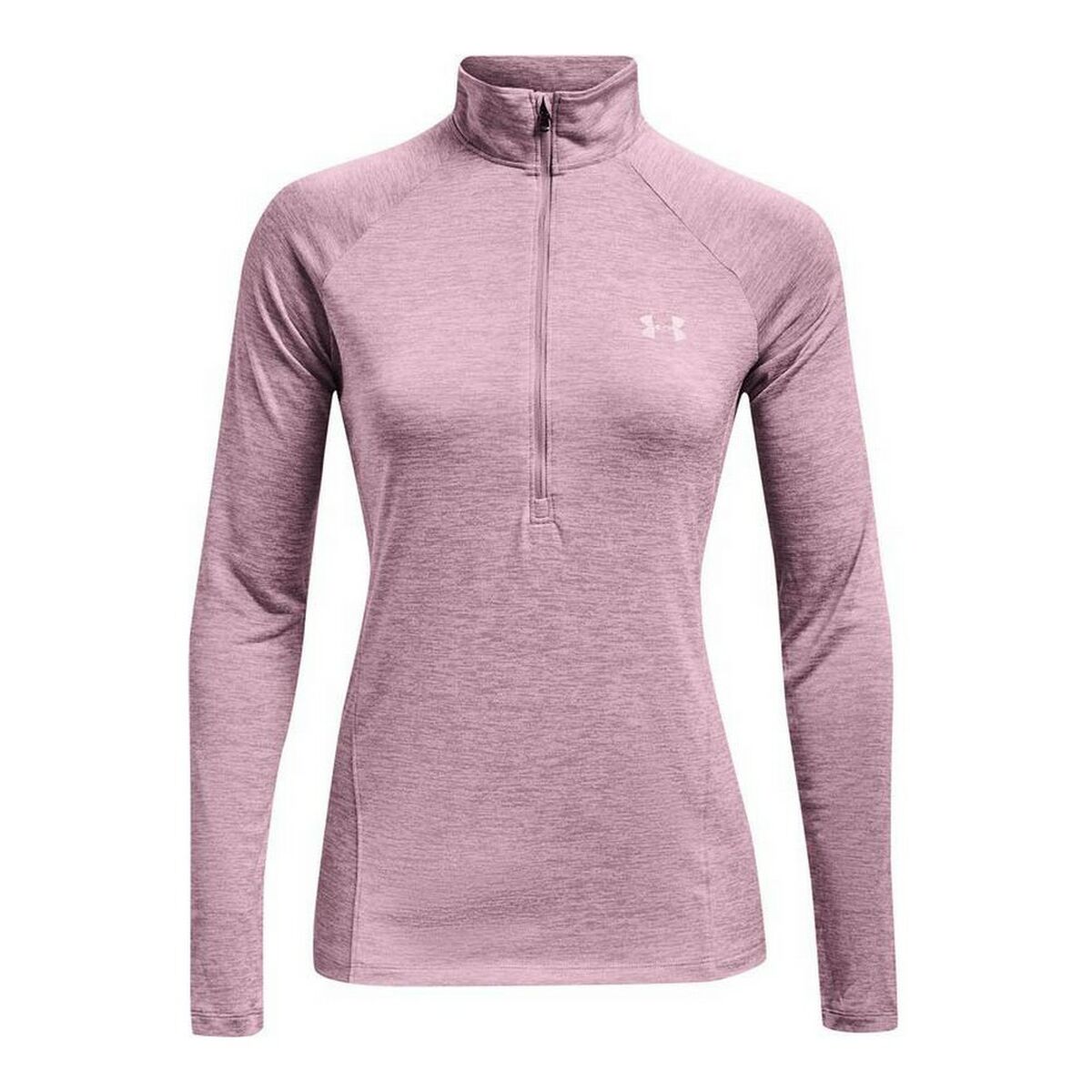 Felpa senza Cappuccio Donna Under Armour Tech Prugna Taglia:S