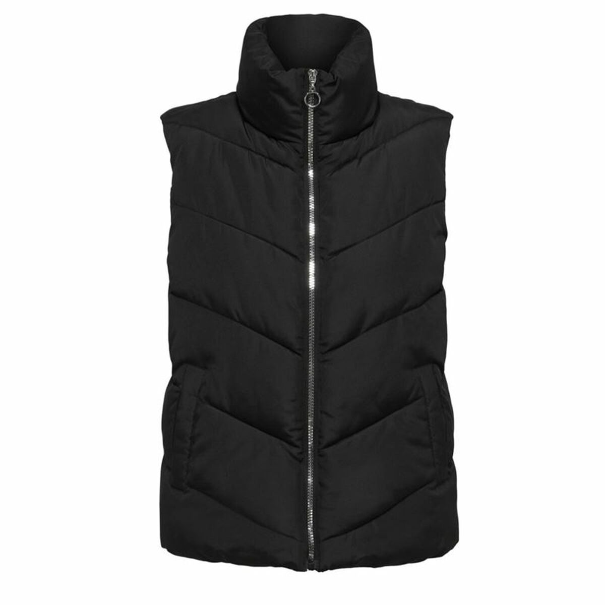 Gilet da Donna Jack & Jones Jdyfinno Life Short Padd Nero Taglia:XS
