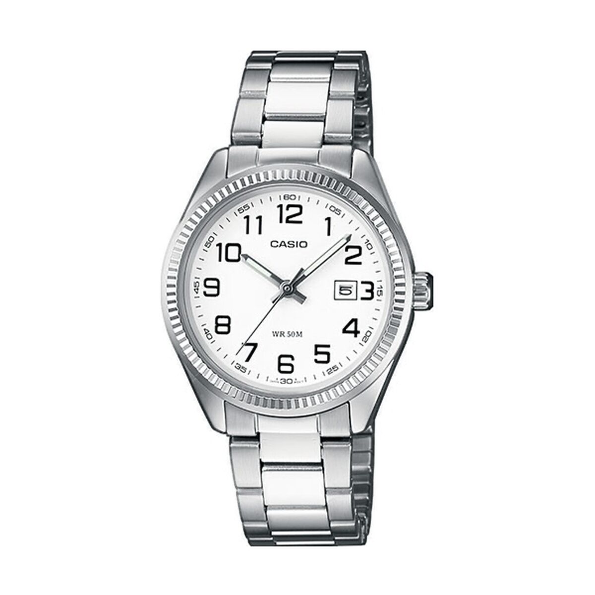 Orologio Unisex Casio COLLECTION Bianco Argentato (Ø 30 mm)