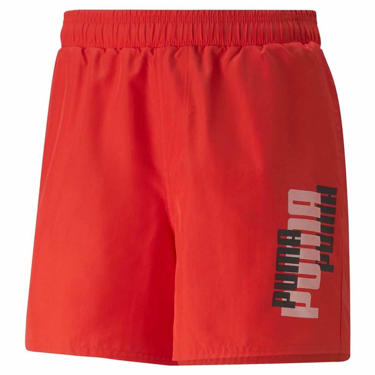 Pantaloni Corti Sportivi da Uomo Puma Ess+ Logo Power Rosso Taglia:L