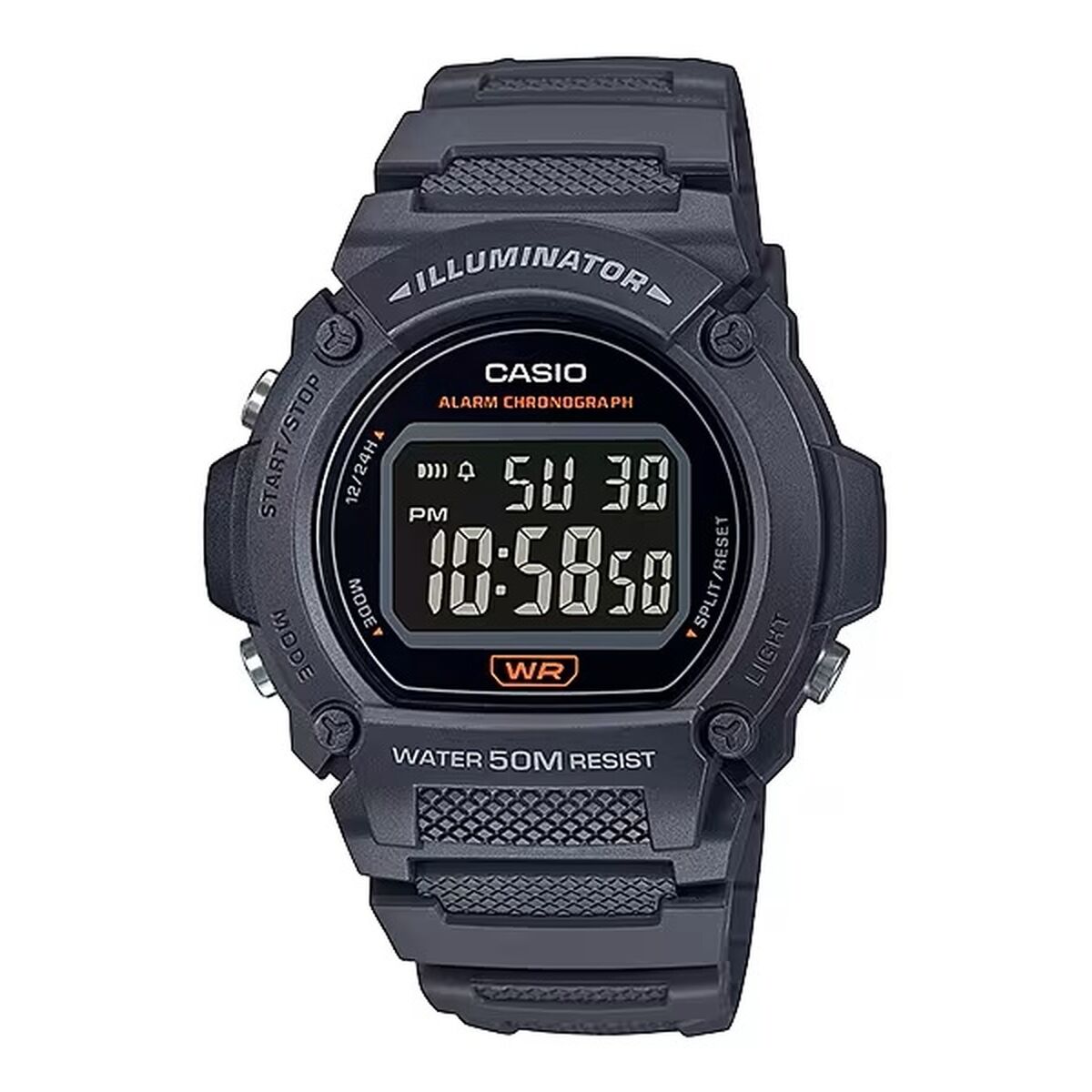 Orologio Uomo Casio SPORT- ILLUMINATOR, WR 50M, ALARM, CHRONOGRAPH