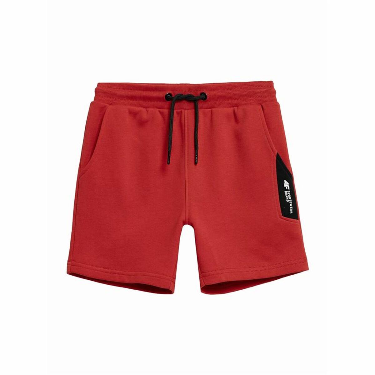 Pantaloncini Sportivi per Bambini 4F M049  Rosso Taglia:Taglia - 6-7 Anni