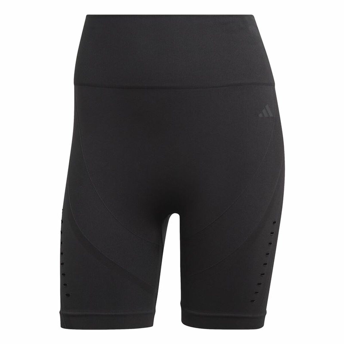 Leggings Sportivo da Donna Adidas Studio Aeroknit Nero Taglia:S