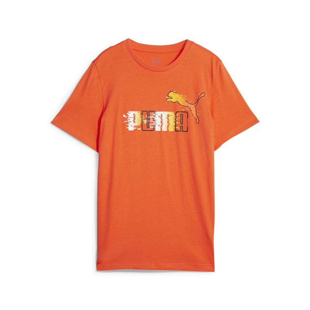 Maglia a Maniche Corte per Bambini Puma Ess+ Futureverse Arancio Taglia:13-14 Anni