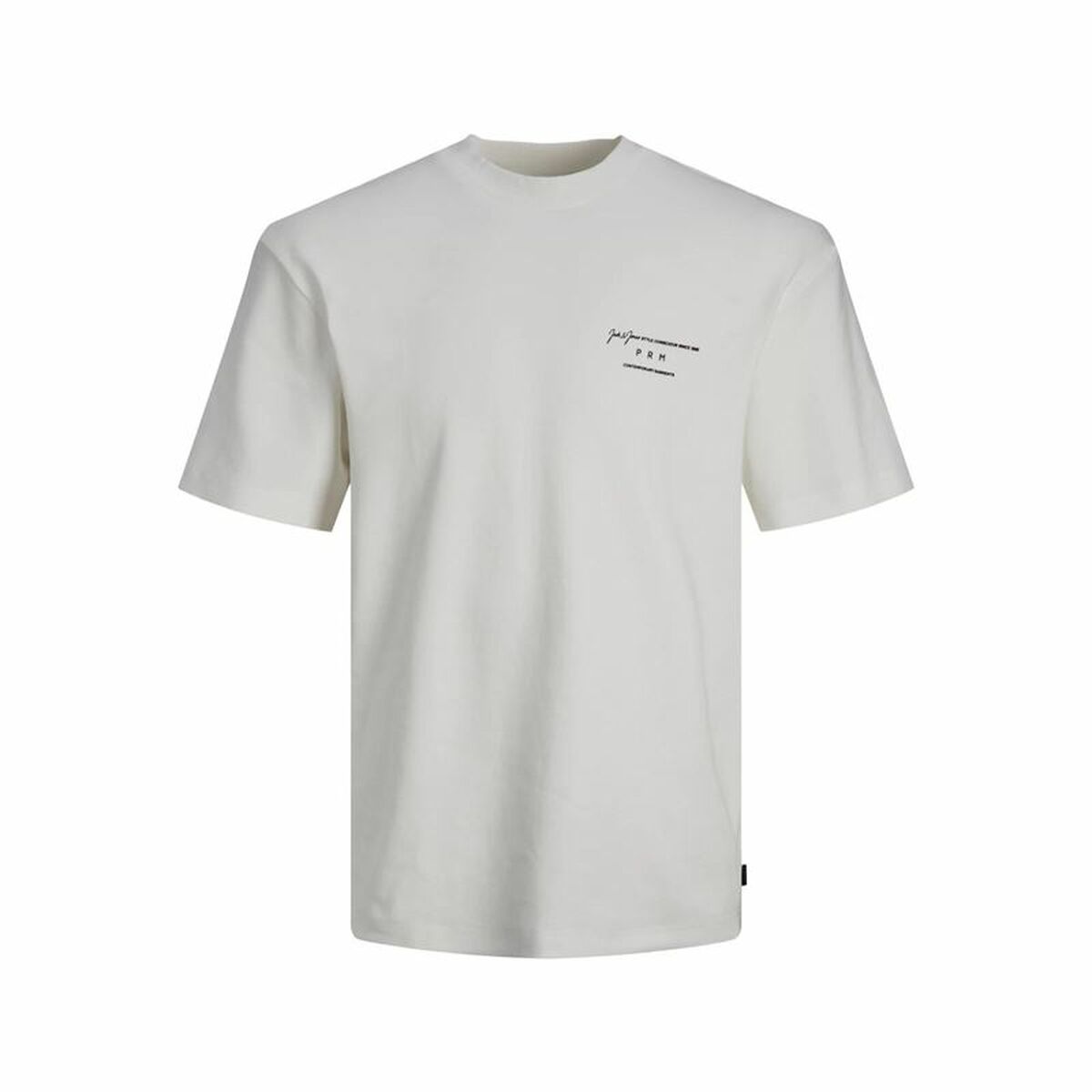 Maglia Sportiva a Maniche Corte Jack & Jones Lisa Rednd Bianco Taglia:M