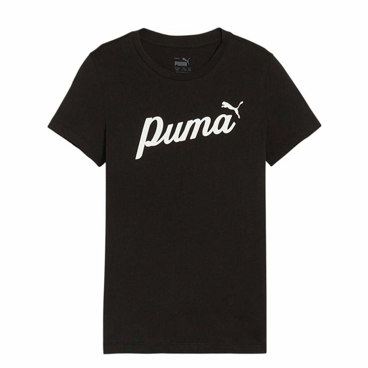 Maglia a Maniche Corte per Bambini Puma Essentials + Script Taglia:11-12 Anni