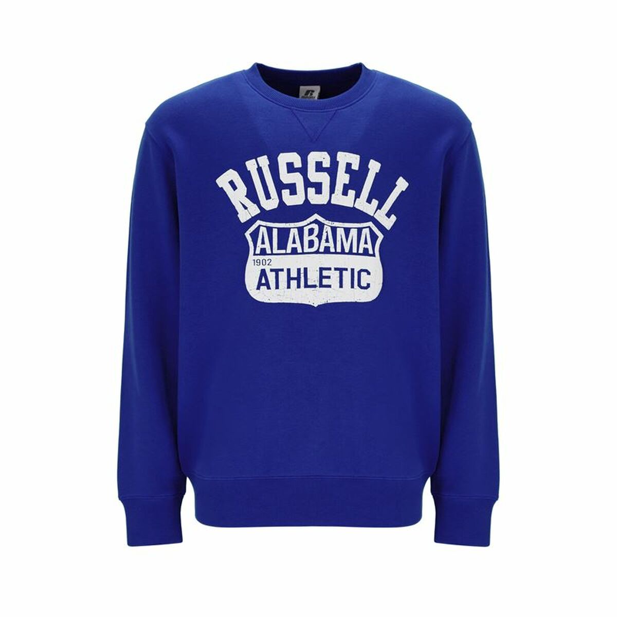 Felpa senza Cappuccio Uomo Russell Athletic State Azzurro Taglia:M