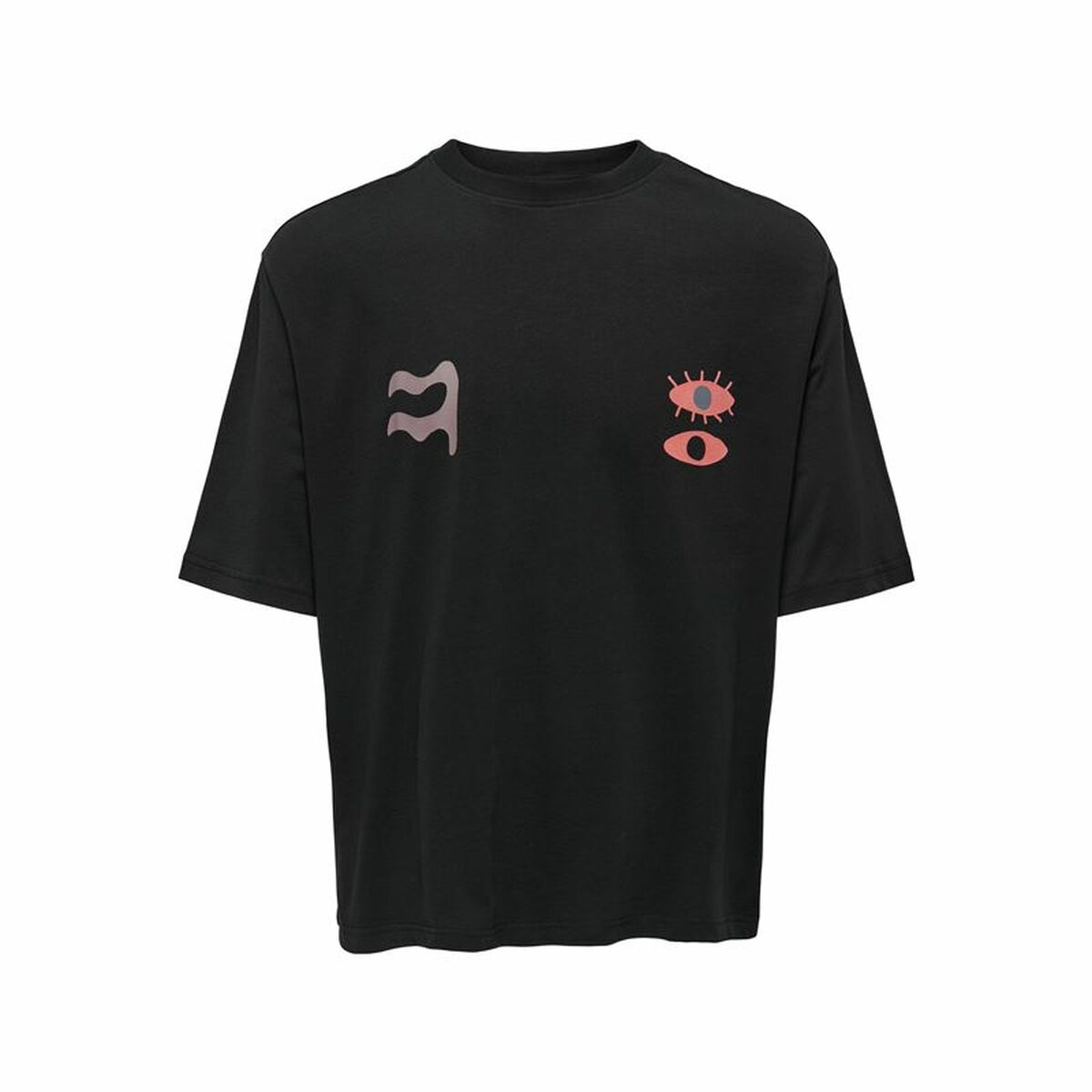 Maglia Sportiva a Maniche Corte Only & Sons Onslenny Ovz Element  Nero Taglia:M