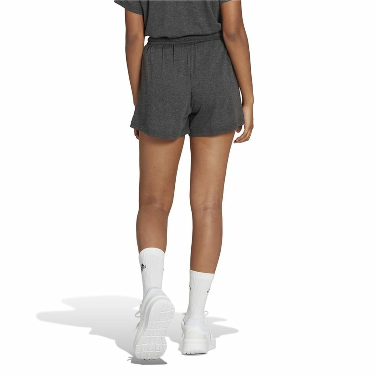 Pantaloncini Sportivi da Donna Adidas Future Icons Winners Grigio scuro Taglia:M - Image 3