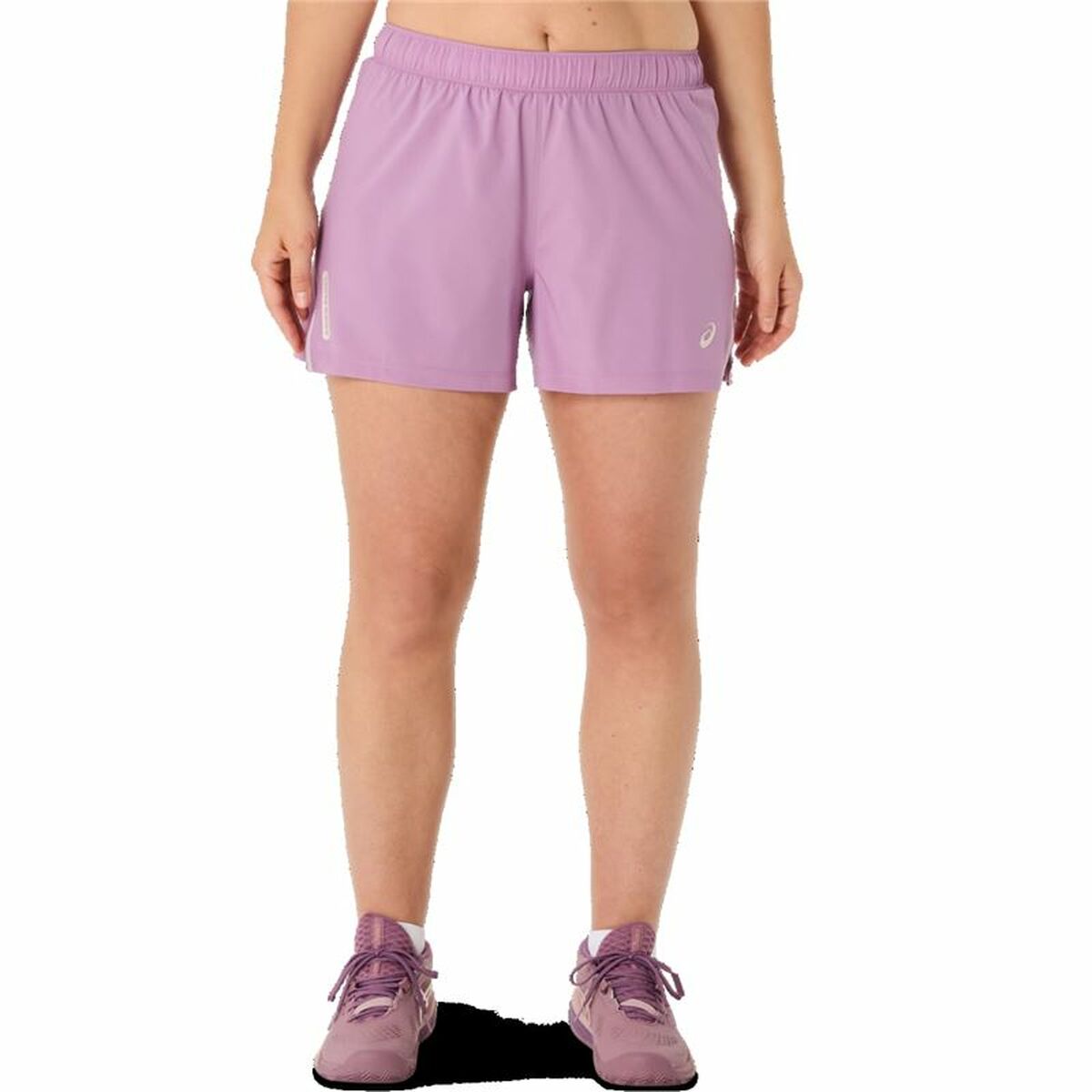 Pantaloncino Sportivo Asics Padel Court 2-N-1 Short Lilla Taglia:S