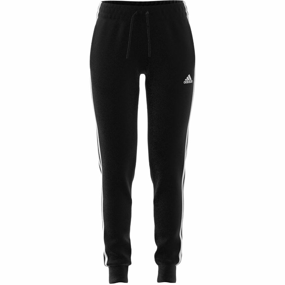 Pantalone Lungo Sportivo Adidas 3S Fl C Pt Nero Donna Taglia:L
