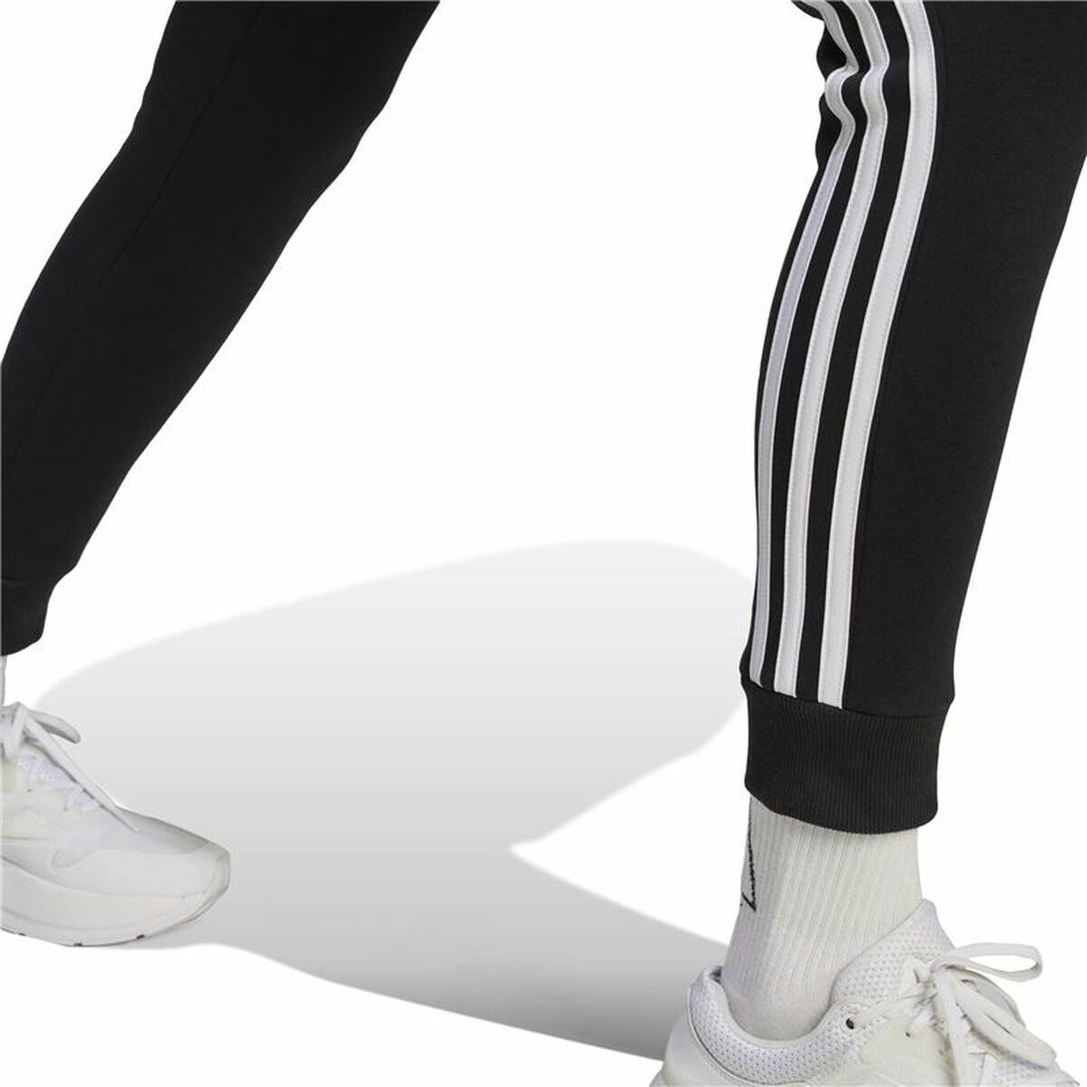 Pantalone Lungo Sportivo Adidas 3S Fl C Pt Nero Donna Taglia:L - Image 6