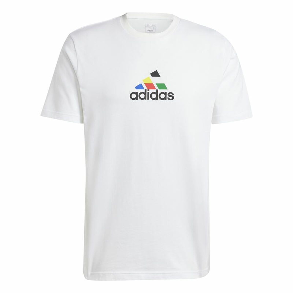 Maglia a Maniche Corte Uomo Adidas House Of Tiro Nations Graphic Bianco Taglia:M