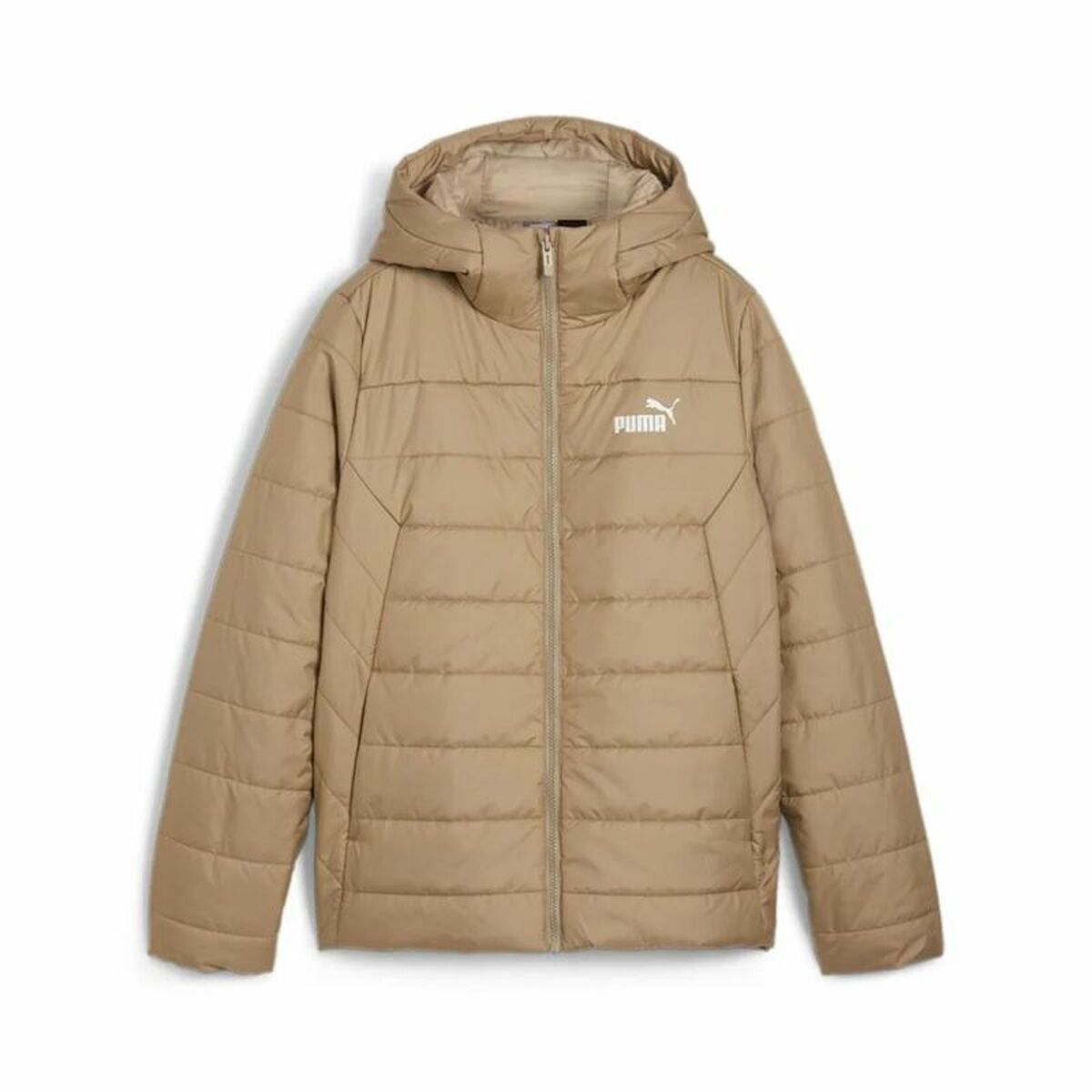 Giacca Sportiva da Donna Puma Ess Hooded Padded Jacket Beige Taglia:M