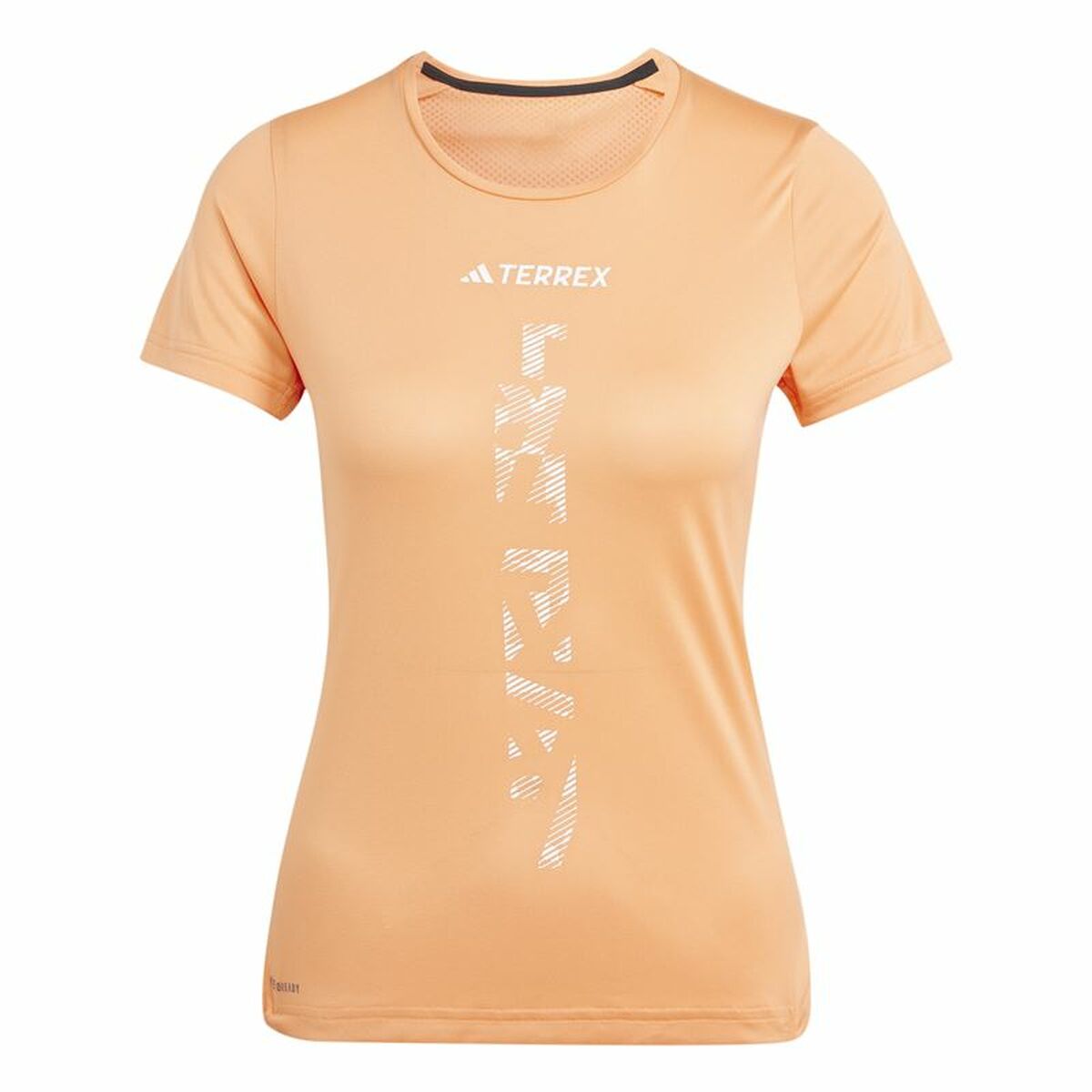 Maglia a Maniche Corte Donna Adidas Agravic Shirt Arancio Taglia:M