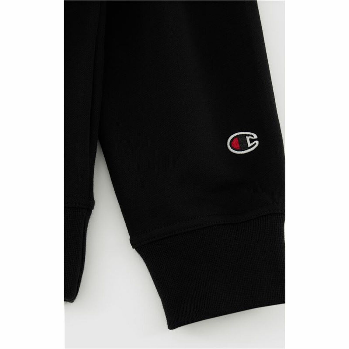 Felpa con Cappuccio Uomo Champion Hooded Sweatshirt Nero L - Image 4