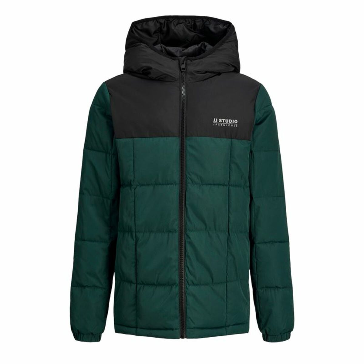 Giacca per bambini Jack & Jones Jjben Square Hood Jacket Jnr Oliva Taglia:12 anni