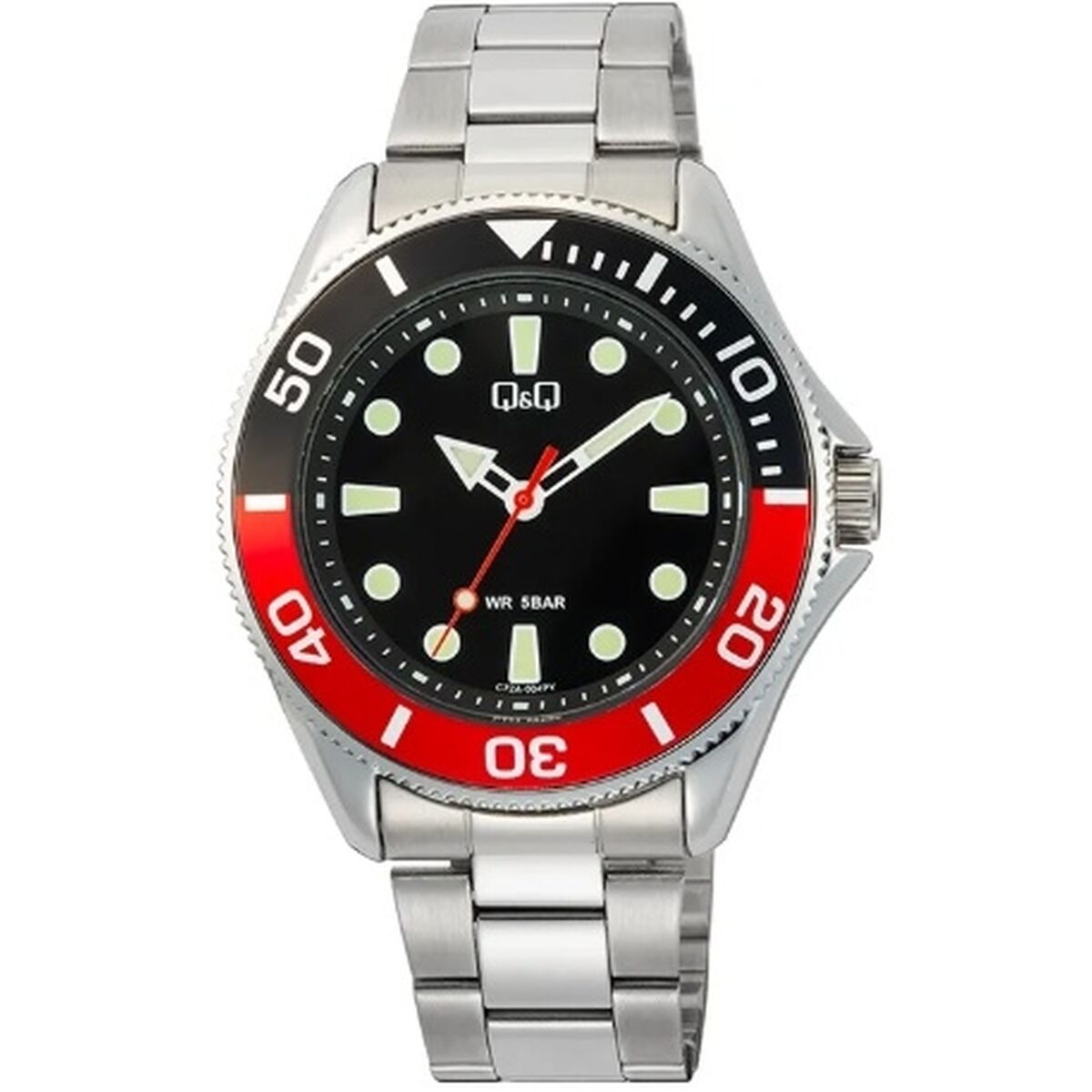 Orologio Uomo Q&Q GENT DIVER BLACK & RED