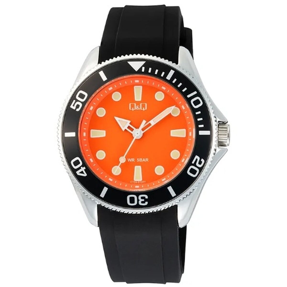 Orologio Uomo Q&Q GENT DIVER BLACK (Ø 41 mm)