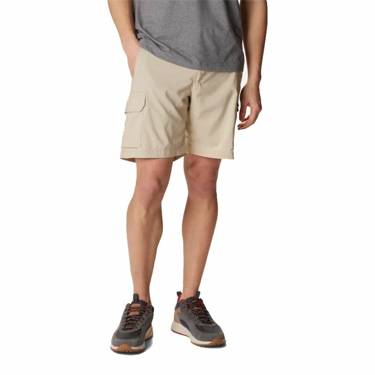 Pantaloncino Sportivo Columbia Silver Ridge  Beige Marrone Chiaro Montagna Taglia:38