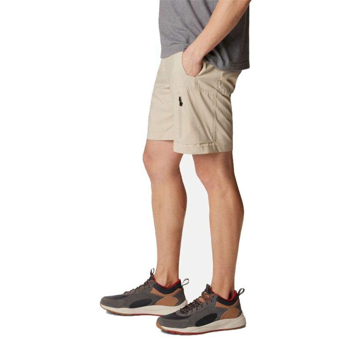 Pantaloncino Sportivo Columbia Silver Ridge Beige Marrone Chiaro Montagna Taglia:38 - Image 3