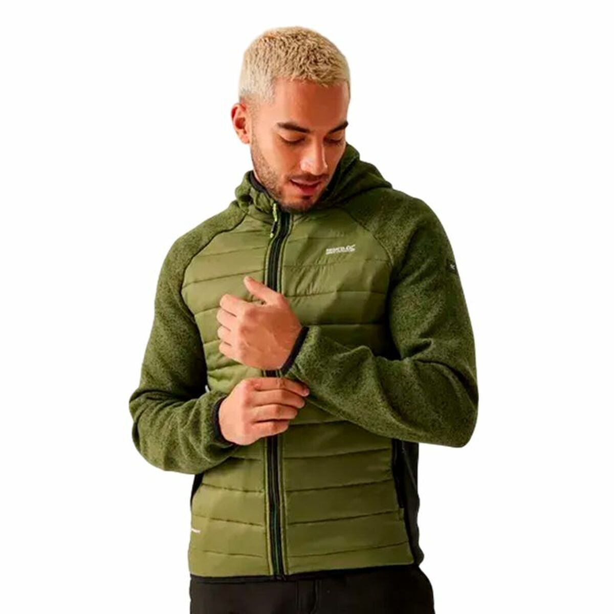 Giacca Sportiva da Uomo Regatta Newhill Hybrid Verde Taglia:L