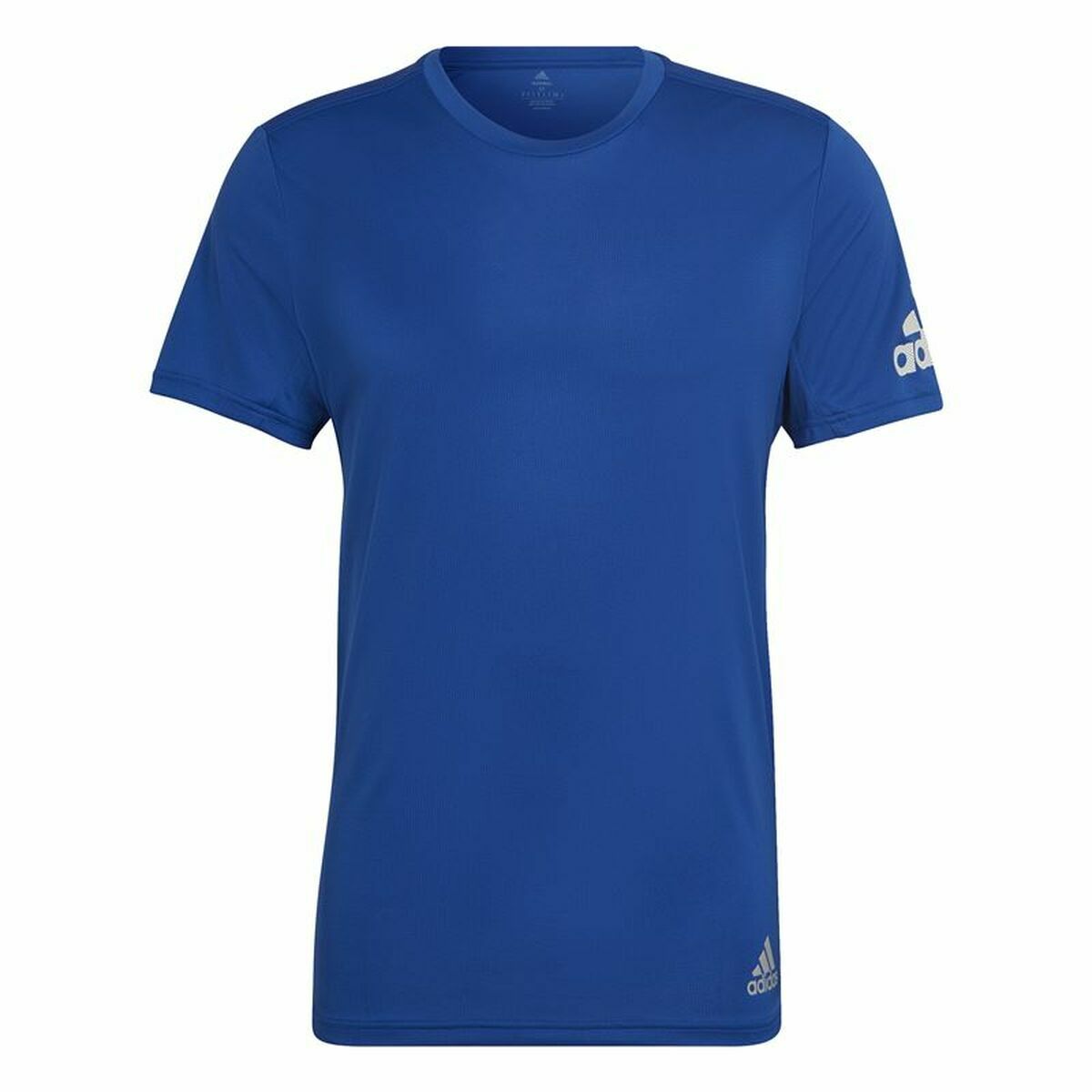 Maglia a Maniche Corte Uomo Adidas Run It  Azzurro Taglia:S