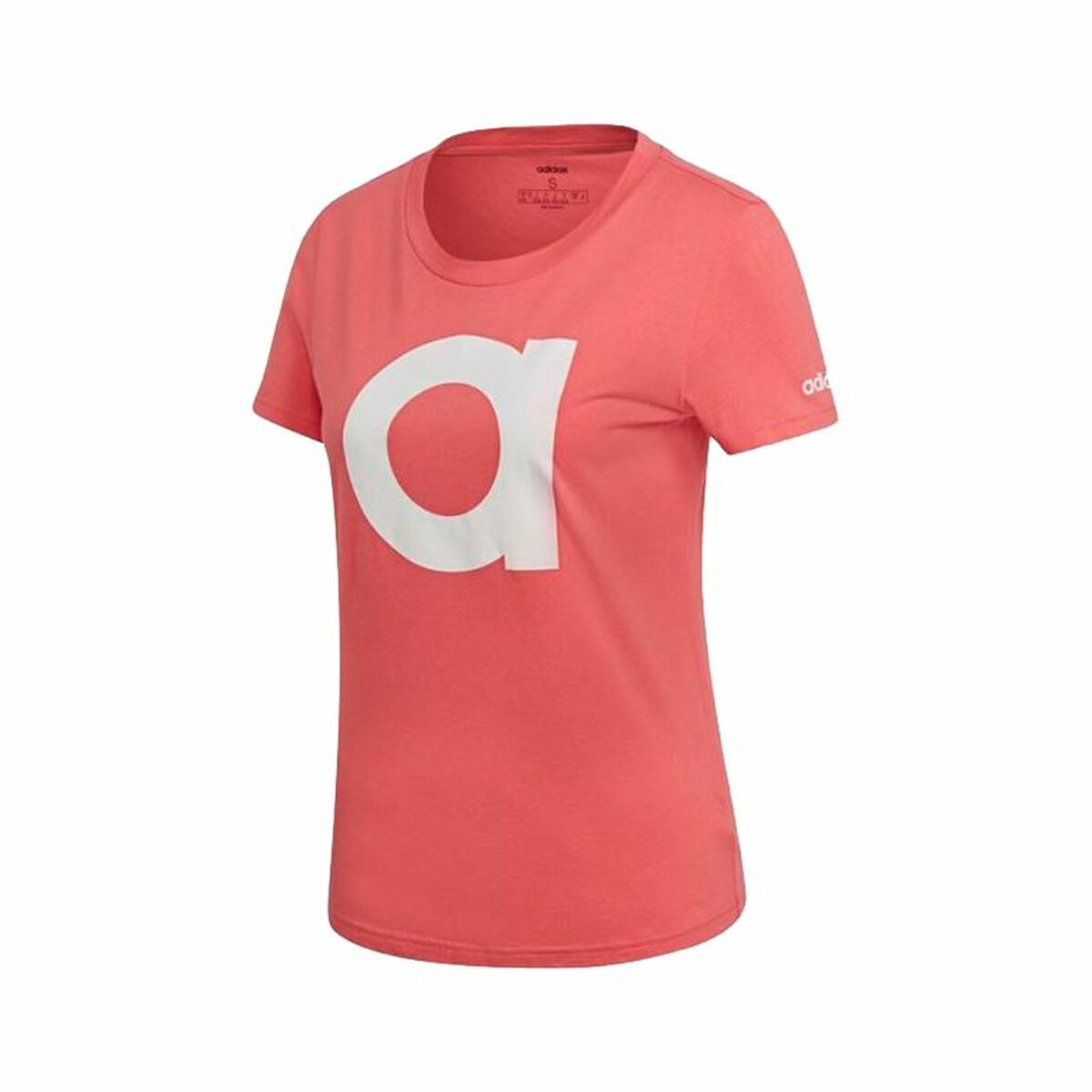 Maglia a Maniche Corte Donna Adidas Essentials Rosa chiaro Taglia:XS