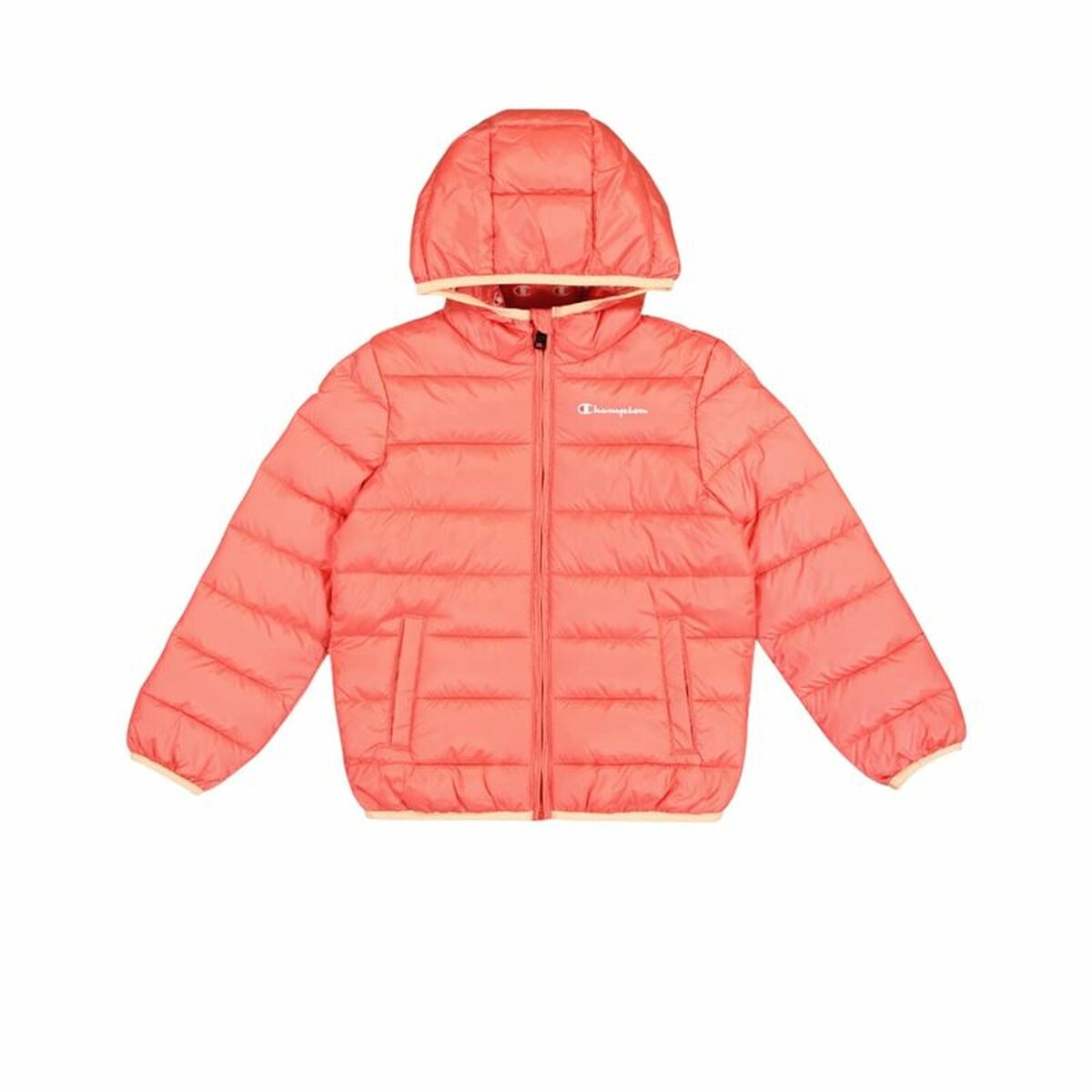 Giacca Sportiva da Uomo Champion Hooded Corallo Taglia:L