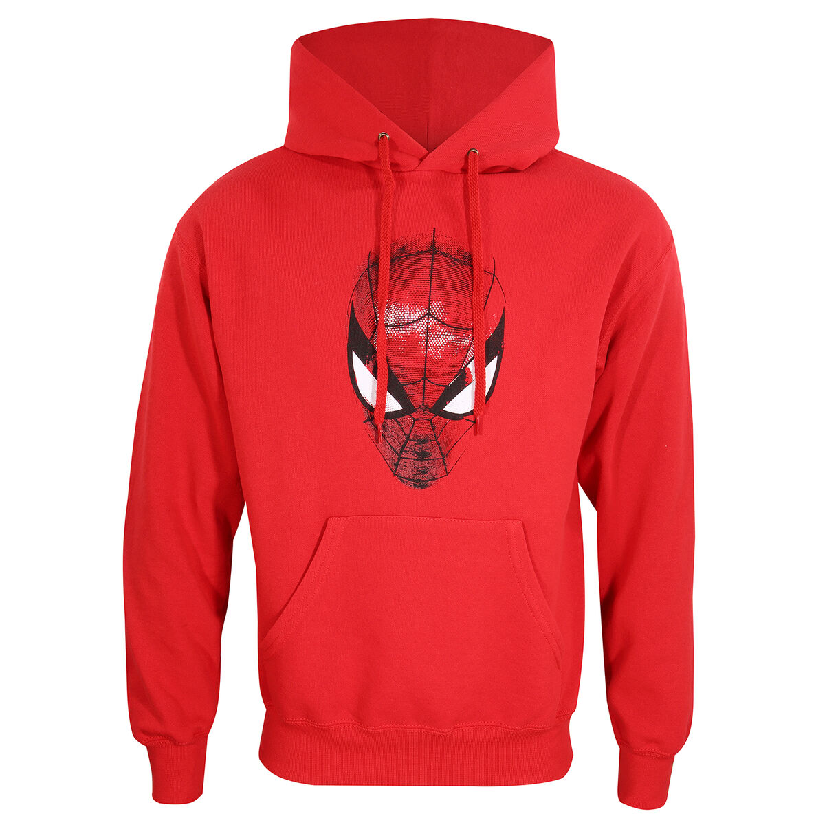 Felpa con Cappuccio Unisex Spider-Man Spider Crest Rosso Taglia:XL