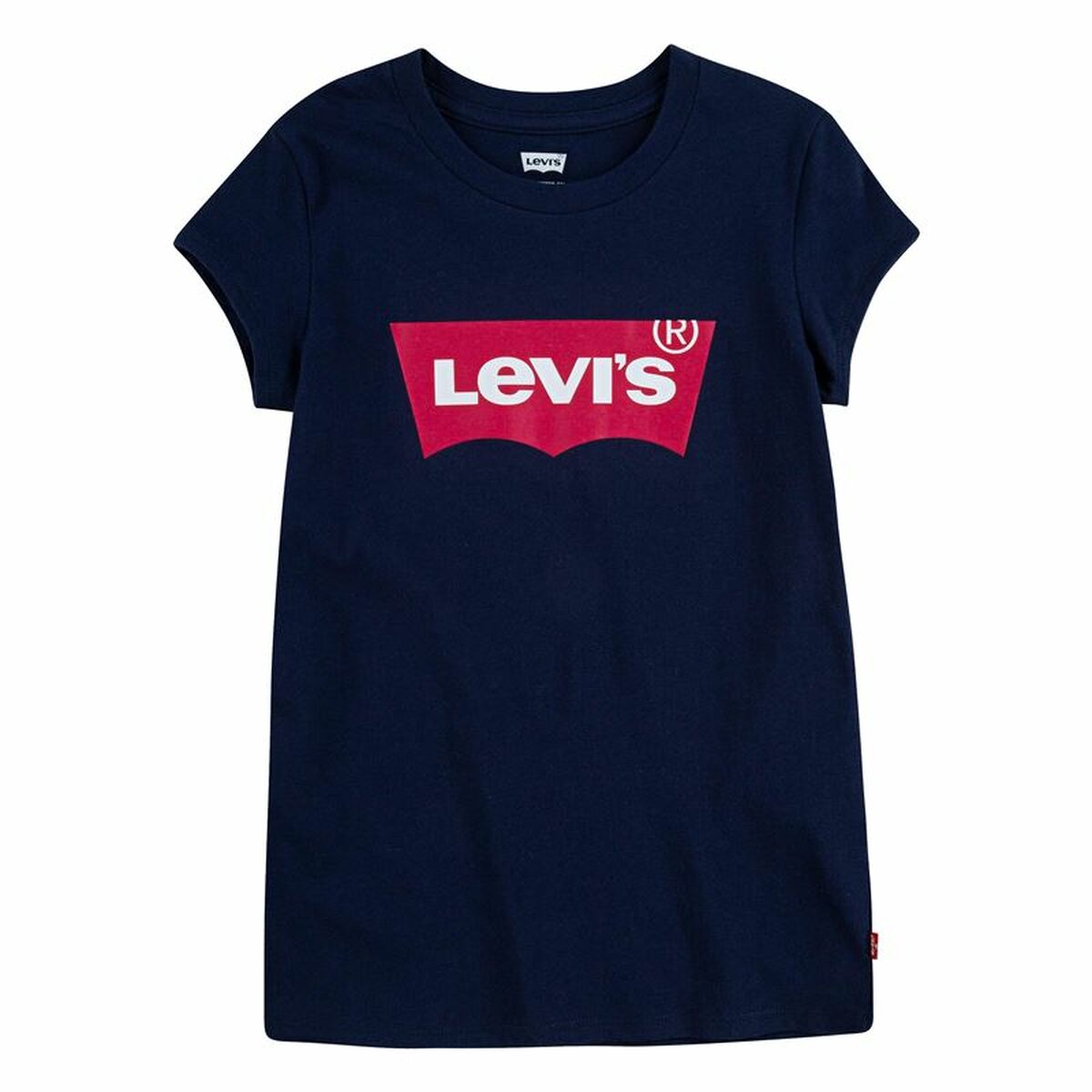 Maglia a Maniche Corte per Bambini Levi's Batwing Blu scuro Taglia:2 anni
