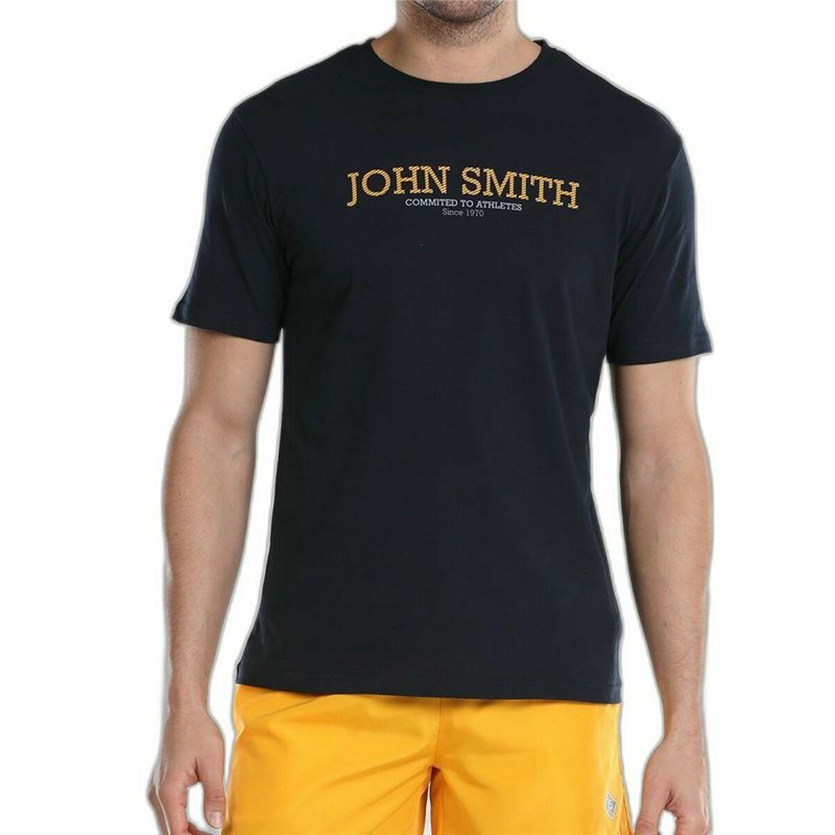 Maglia a Maniche Corte Uomo John Smith Efebo Blu Marino Taglia:S