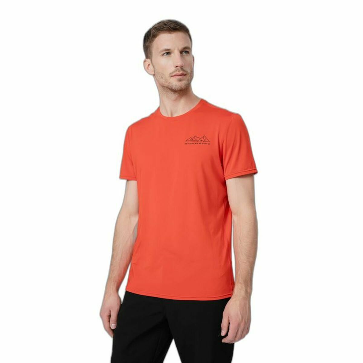 Maglia a Maniche Corte Uomo 4F Fnk M209 Rosso Taglia:M