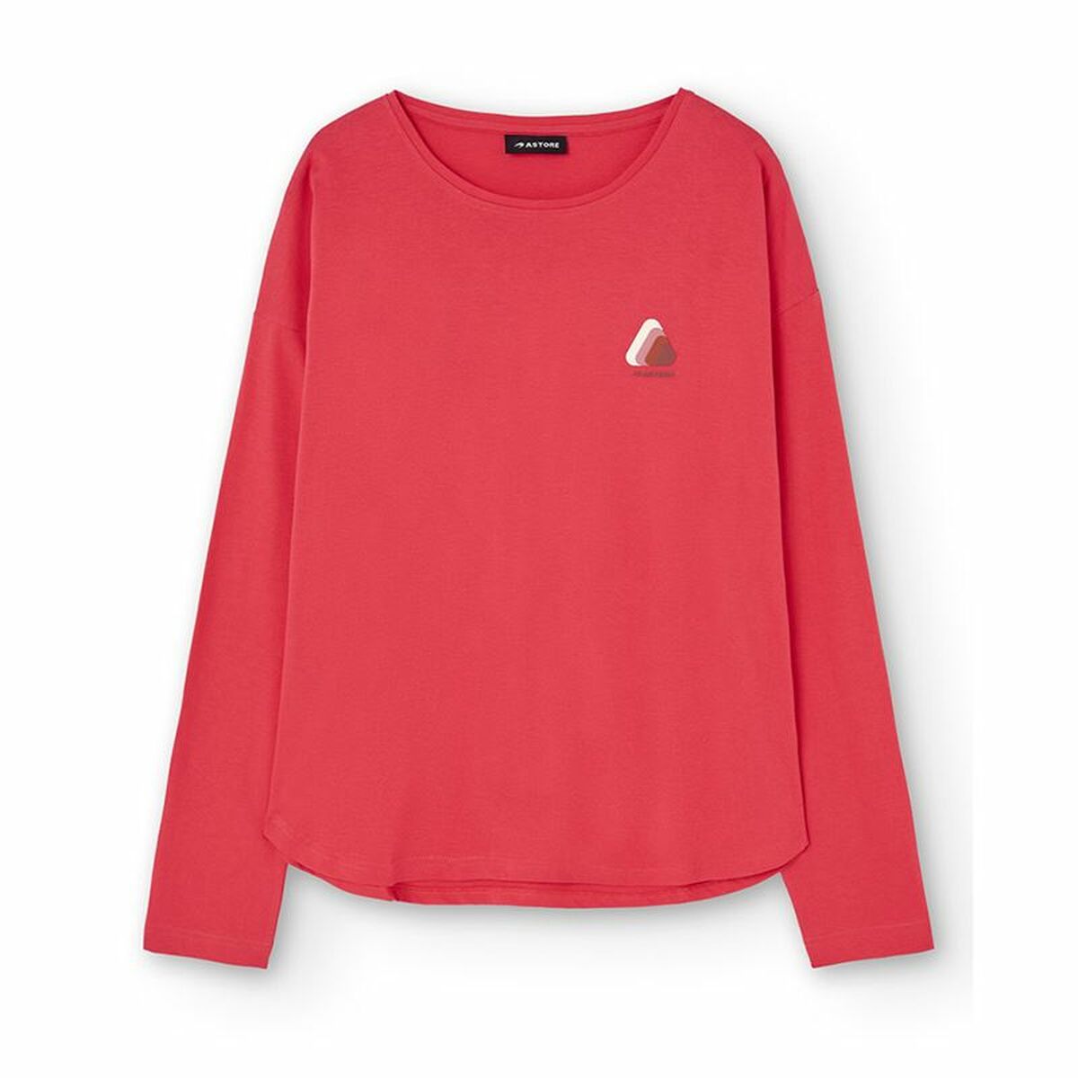 Maglia a Maniche Lunghe Donna Astore Lung Rosa Taglia:L