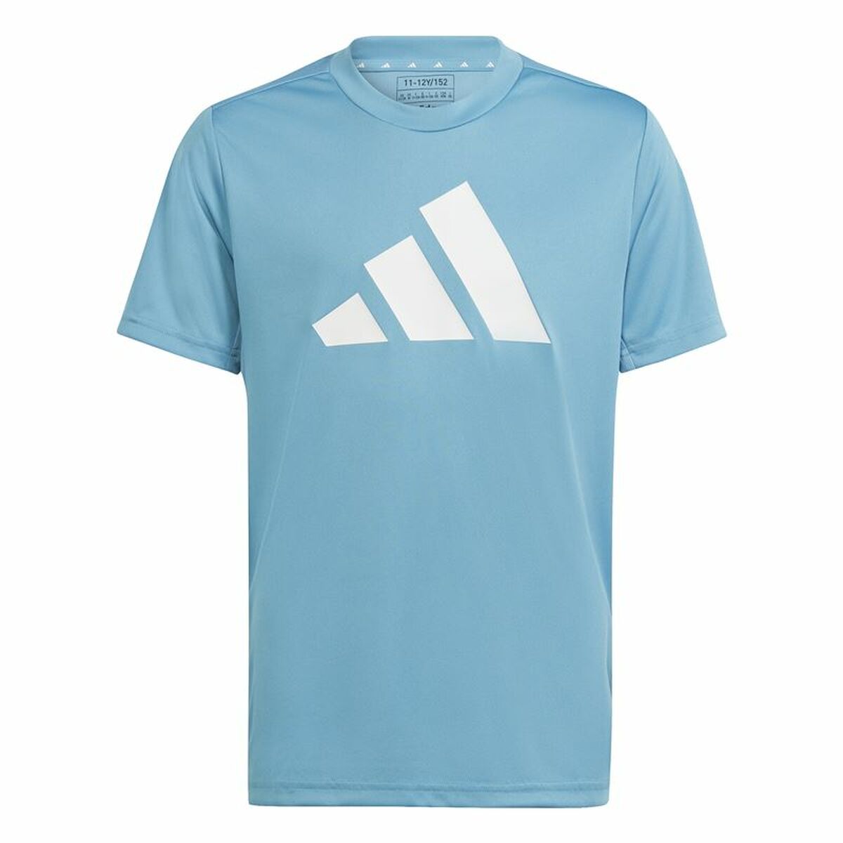 Maglia a Maniche Corte per Bambini Adidas Training Essentials Azzurro Chiaro Taglia:Taglia - 7-8 Anni
