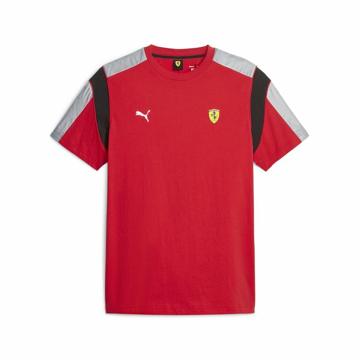 Maglia a Maniche Corte Uomo Puma Ferrari Race MT7 Rosso Taglia:M