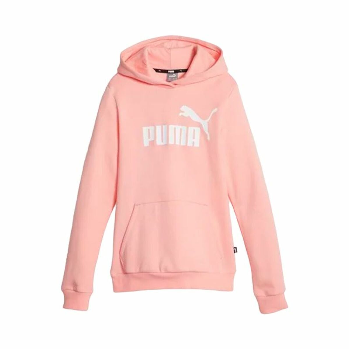 Felpa per Bambini Puma Ess Logo Fl Salmone Taglia:3-4 Anni