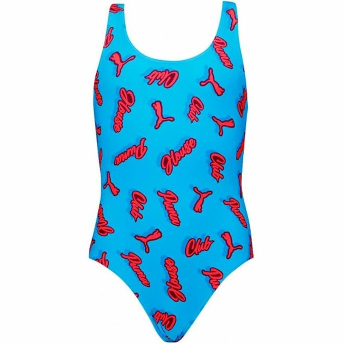 Costume da Bagno Bambina Puma Azzurro Acqua Taglia:13-14 Anni