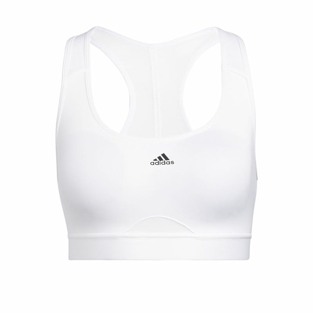 Reggiseno Sportivo Adidas Pwr Ms Pd Bianco Taglia:S