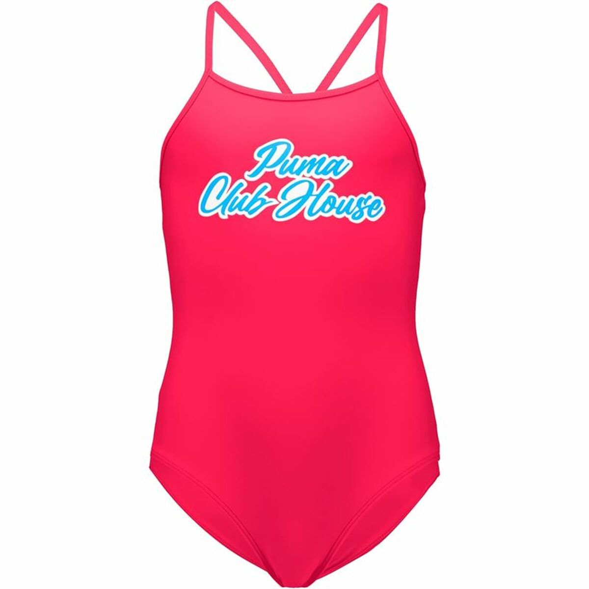 Costume da Bagno Bambina Puma Rosso Taglia:5-6 Anni