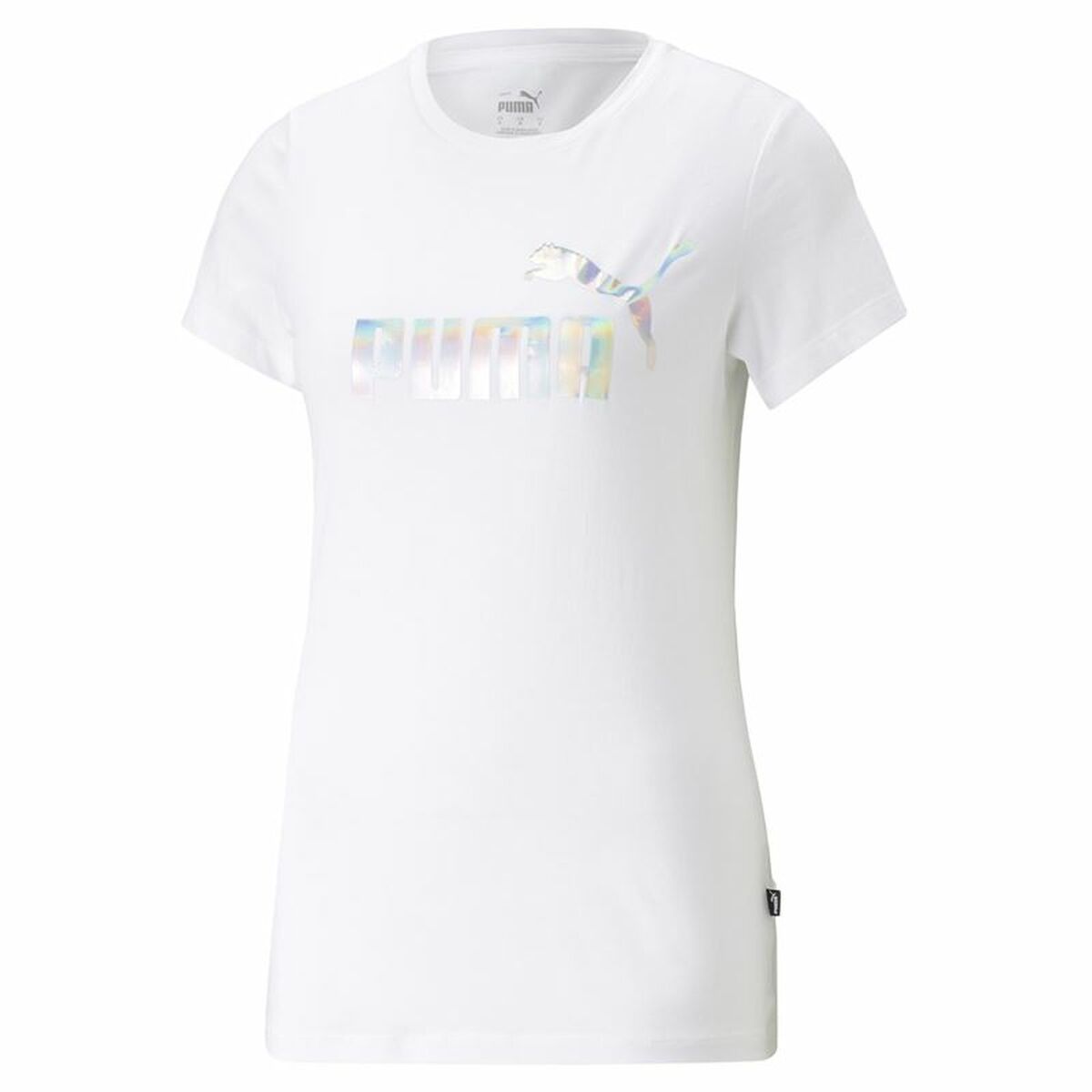 Maglia a Maniche Corte Donna Puma Ess+ Nova Shine Bianco Taglia:XL