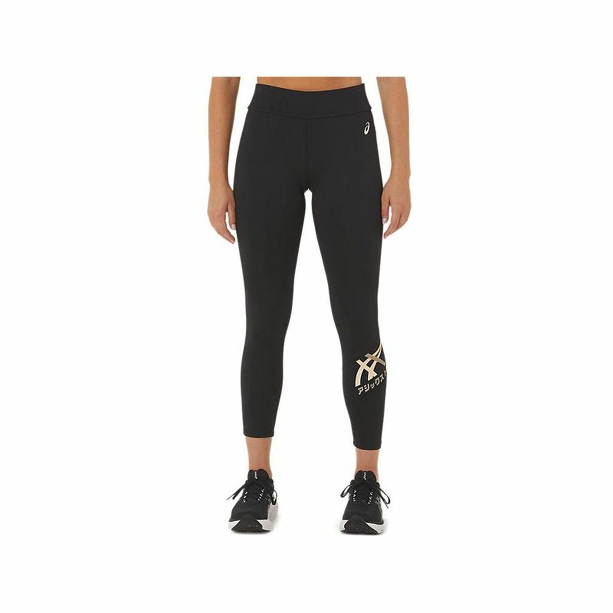 Leggings Sportivo da Donna Asics Tiger 7/8 Nero Taglia:XS