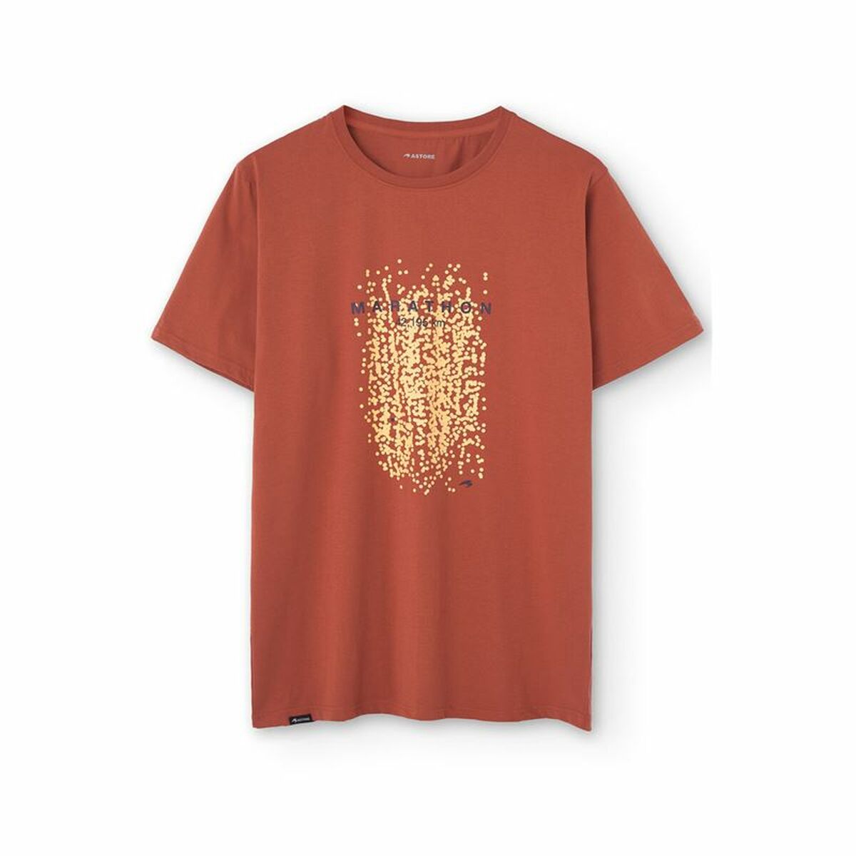 Maglia Sportiva a Maniche Corte Astore Arancione scuro Taglia:M