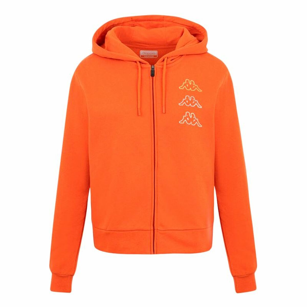 Felpa con Cappuccio Unisex Kappa Kaimi Arancione scuro Taglia:S