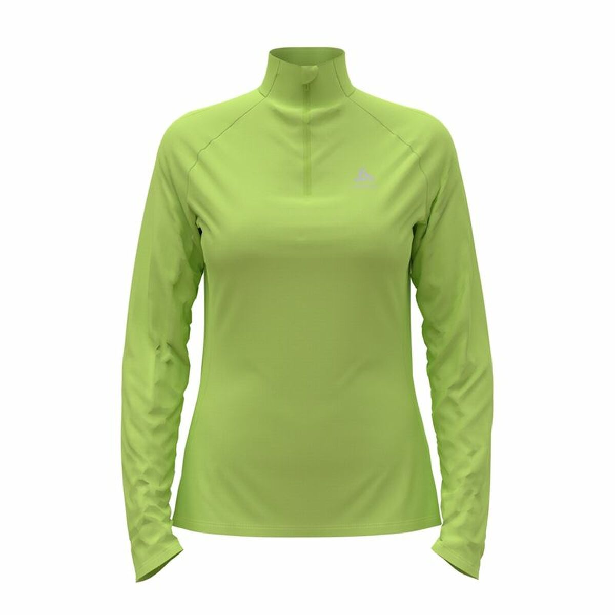 Felpa senza Cappuccio Donna Odlo Mid Layer Essential 1/2 Verde Taglia:M